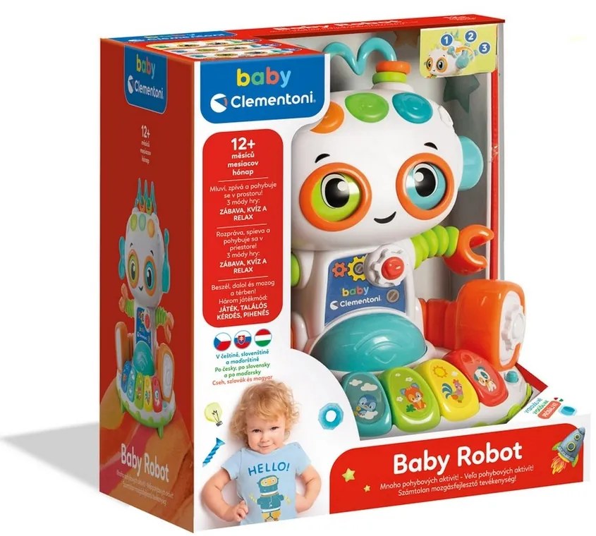 Clementoni Interaktywny robot z dźwiękami