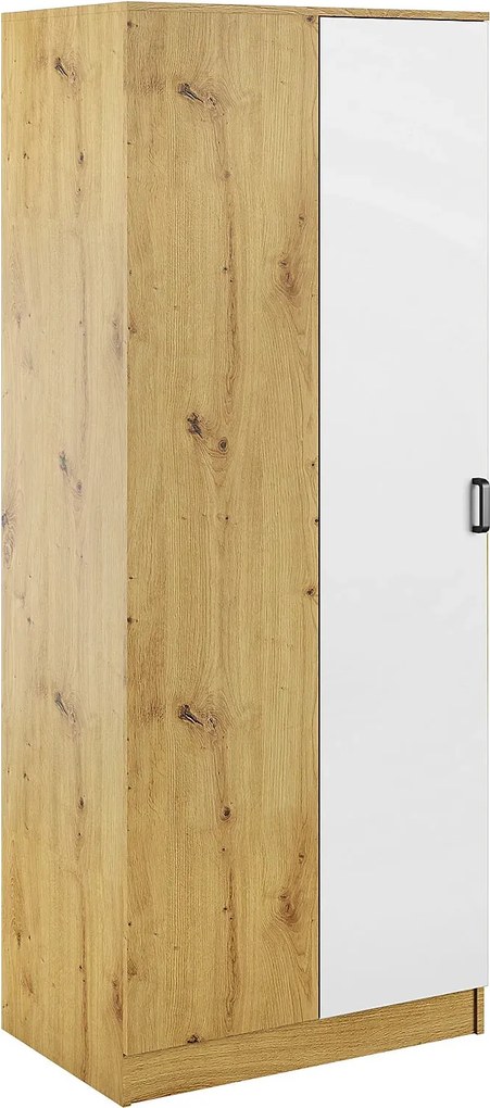 Szafa uchylna w kolorze dąb artisan + biały G1-E26