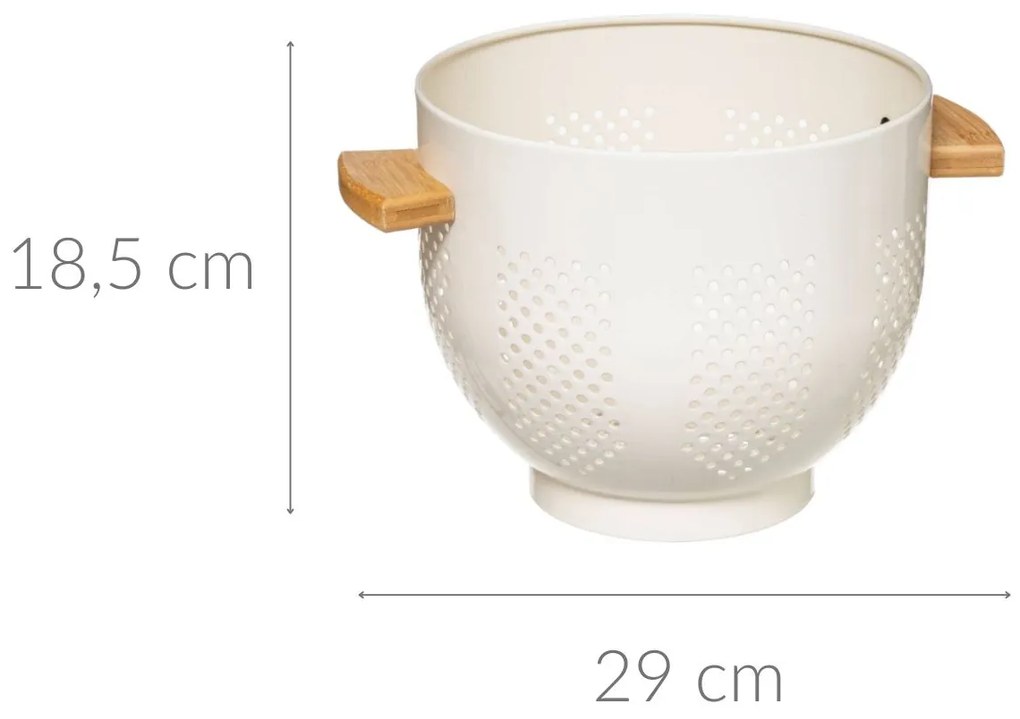 Durszlak metalowy z rączką, Ø 20 cm