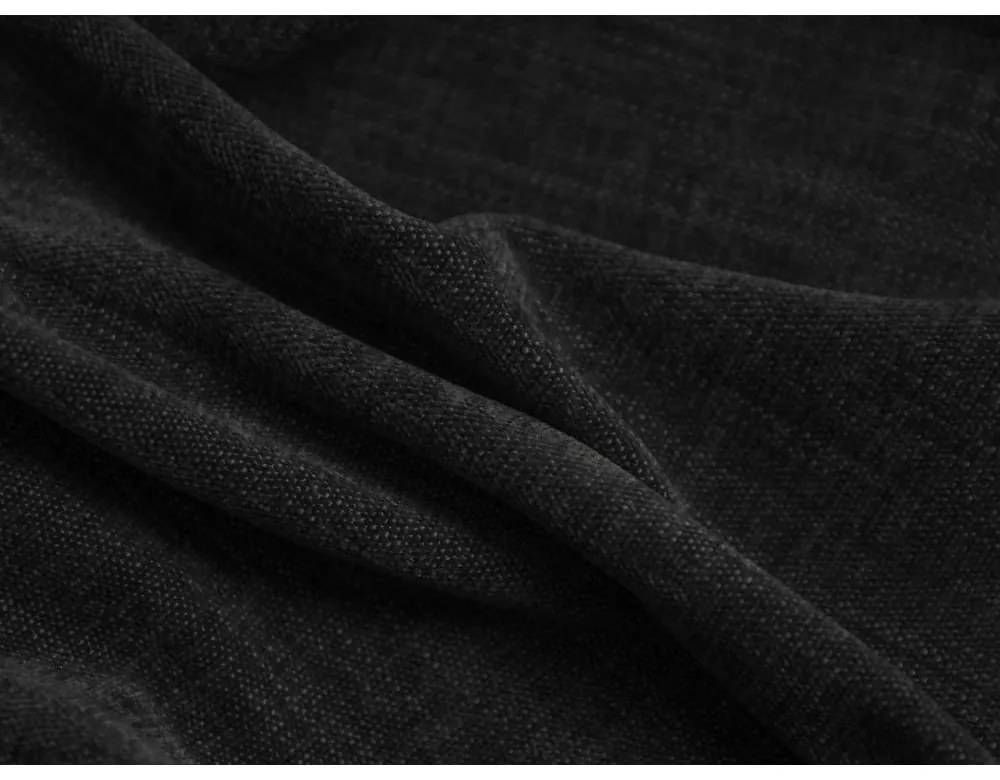 Czarny szezlong Ferento – Cosmopolitan Design