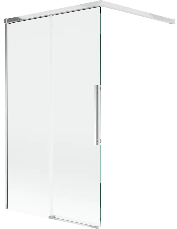Mexen Rox parawan nawannowy 2-skrzydłowy rozsuwany 120 x 150 cm, transparent, chrom - 8C9-120-003-01-00