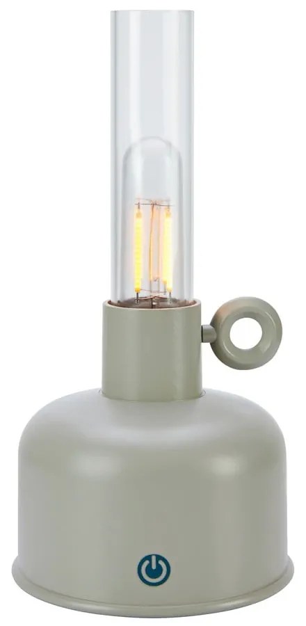 Szarobeżowa lampa stołowa LED (wysokość 22 cm) Astrid – Markslöjd
