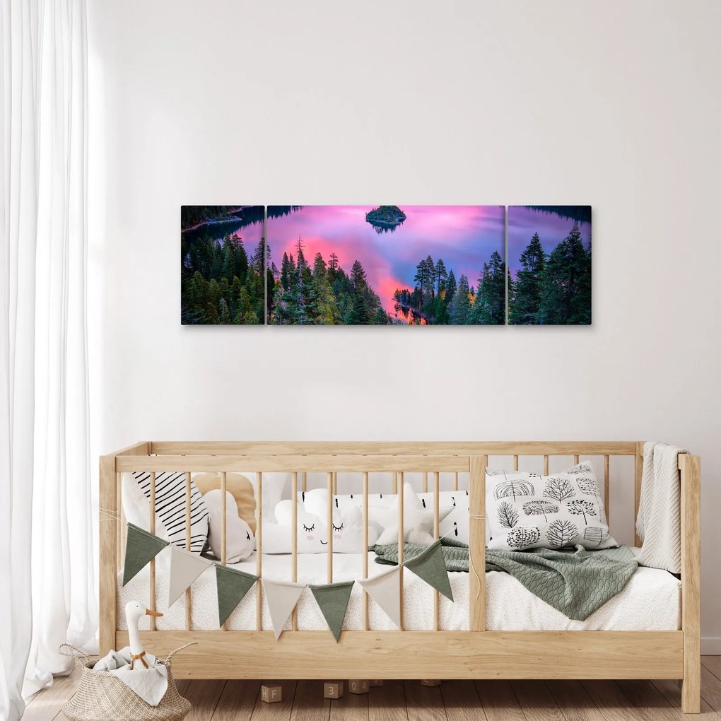 Obraz - Jezioro Tahoe, Sierra Nevada, Kalifornia, USA (170x50 cm)