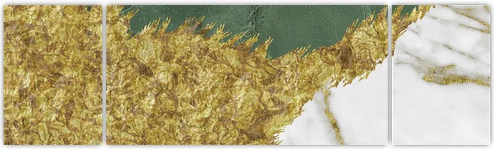 Obraz - Zielony marmur N⁰2 (170x50 cm)