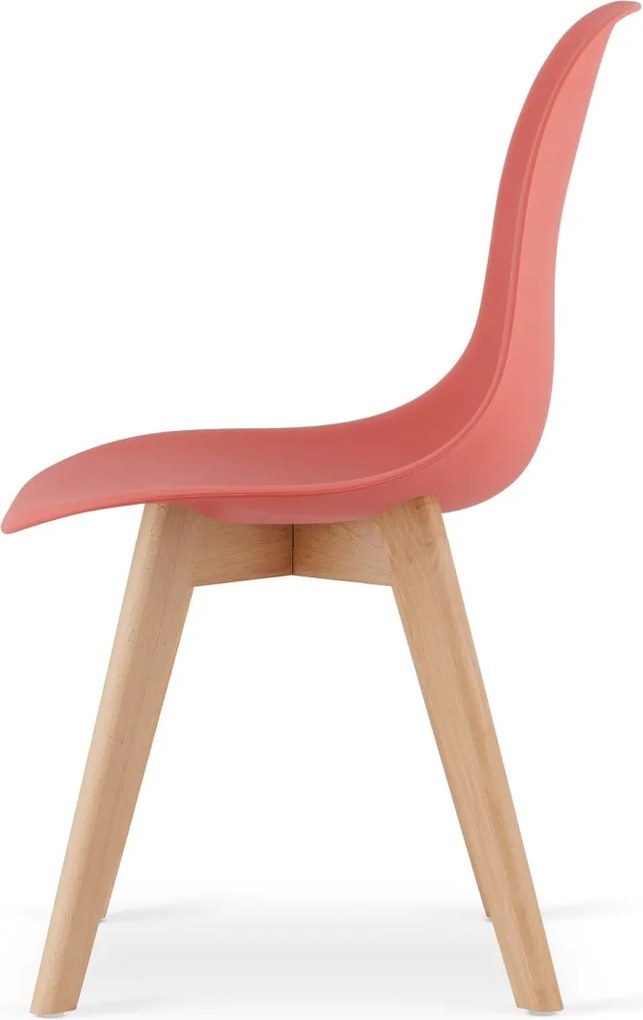 PROMOCJA Krzesło koralowe KITO z bukowymi nogami II. jakość