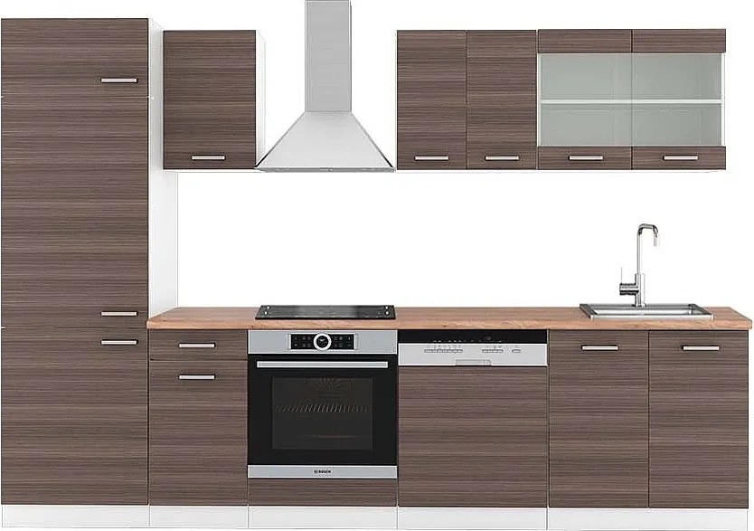 Aneks kuchenny szlachetny szary/biały 300x60x81.6 r-line