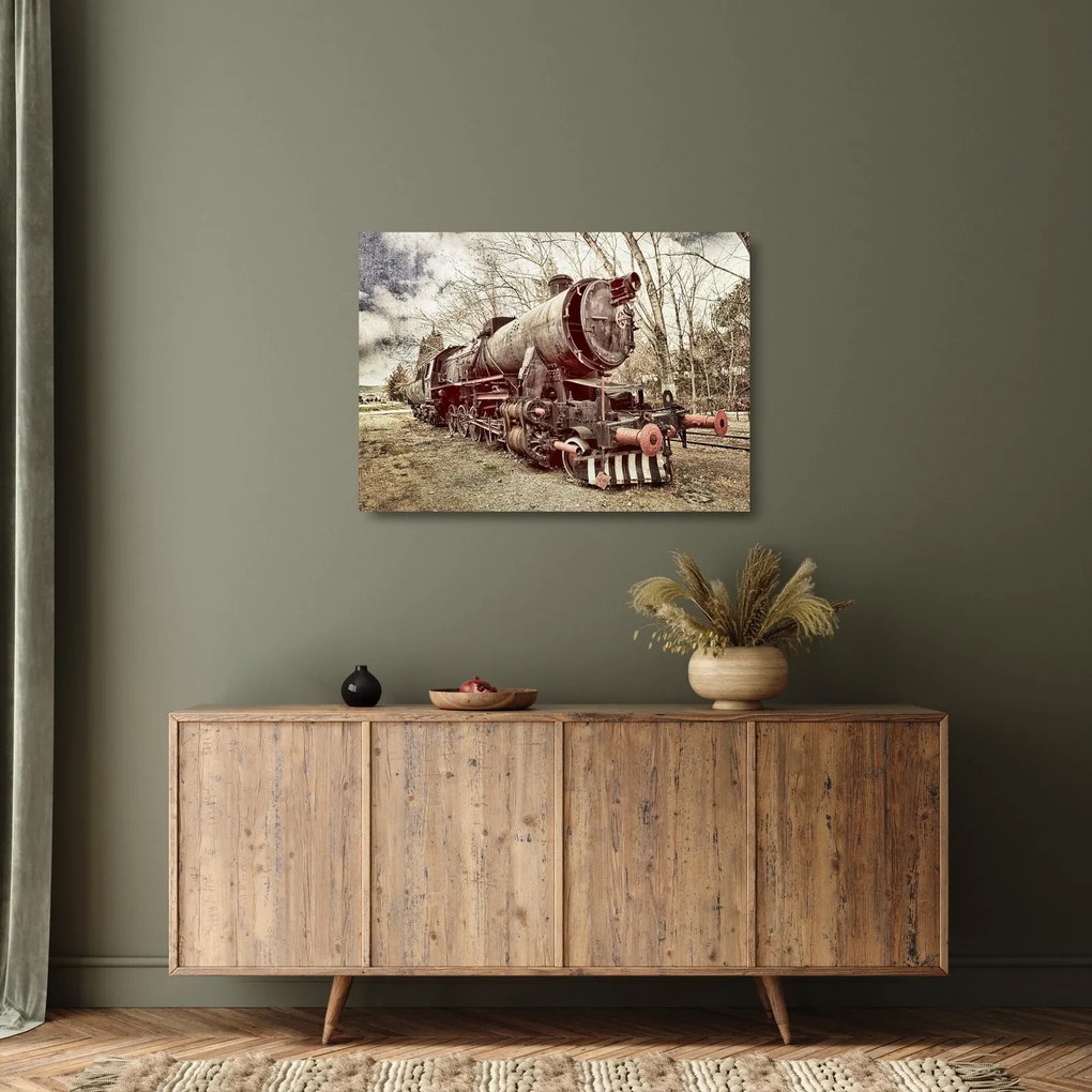 Historyczny wizerunek lokomotywy (70x50 cm)