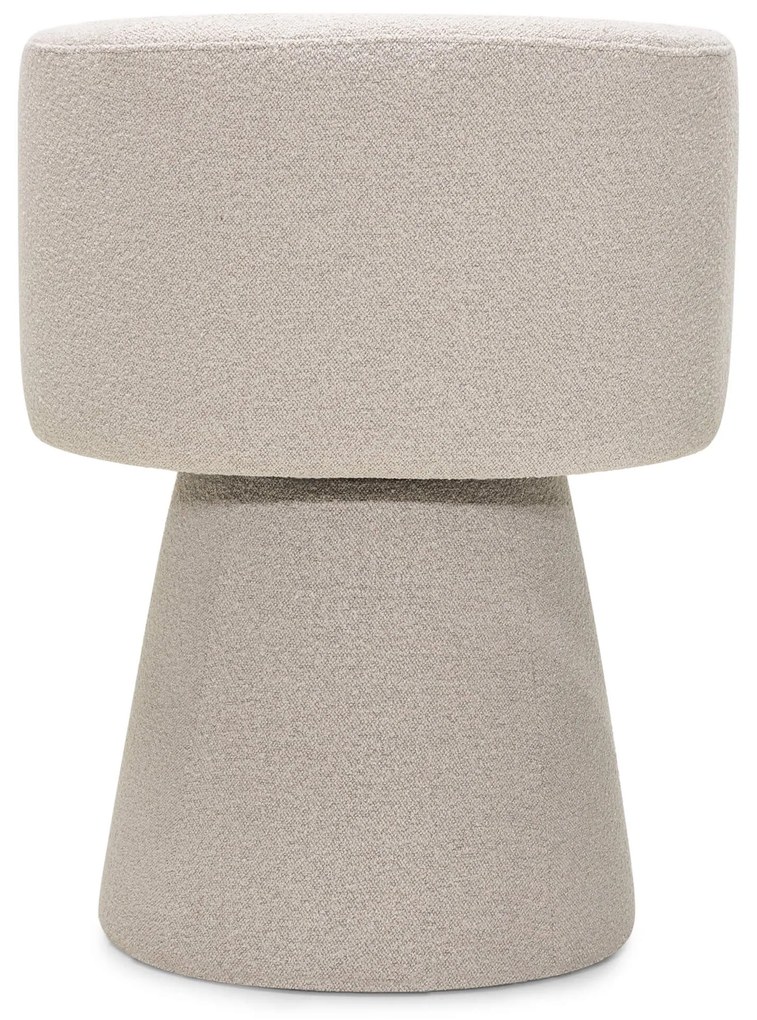 Obrotowy designerski fotel YATO, kremowy