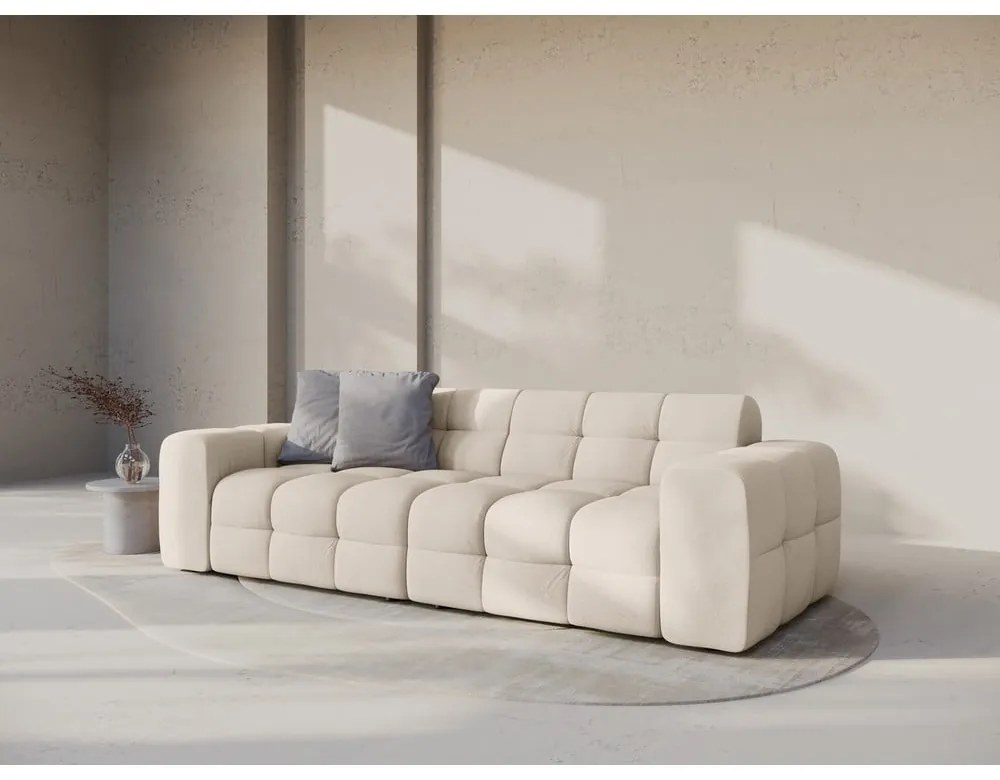 Beżowa sofa 255 cm Kendal – Micadoni