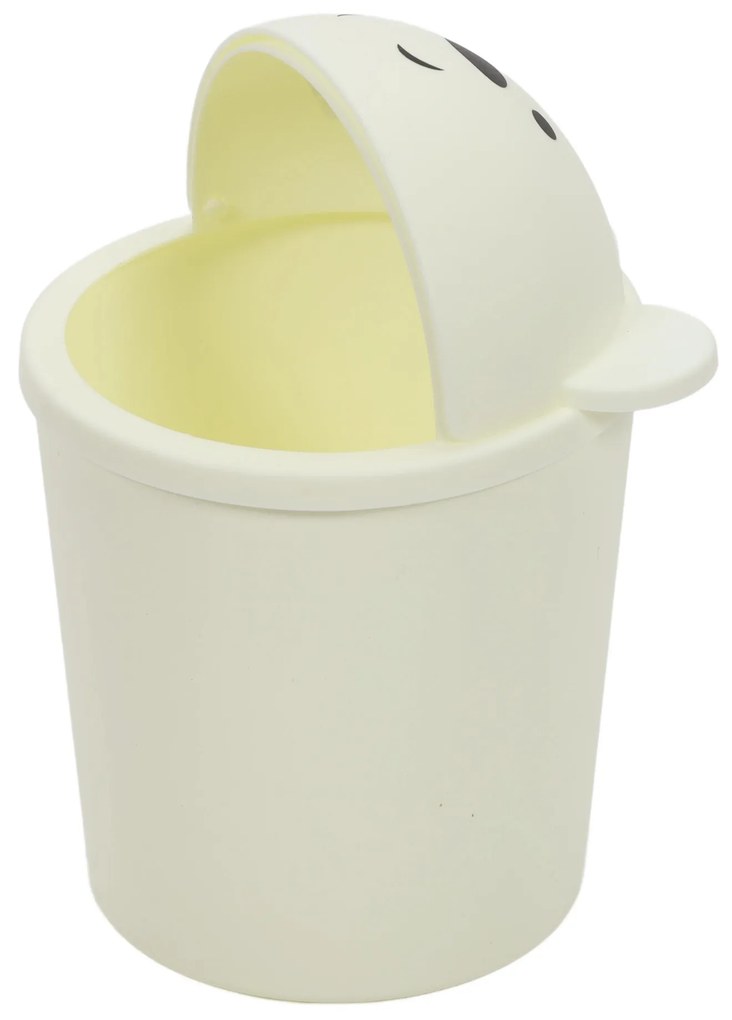 Mały kosz na śmieci w kształcie misia do pokoju dziecięcego, 1,5 l