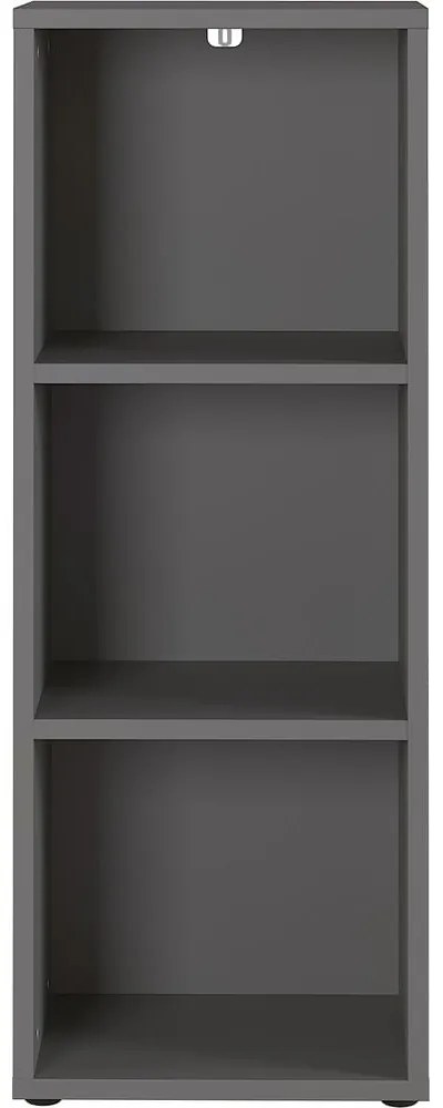 Antracytowy regał 45x120 cm Agenda – Germania