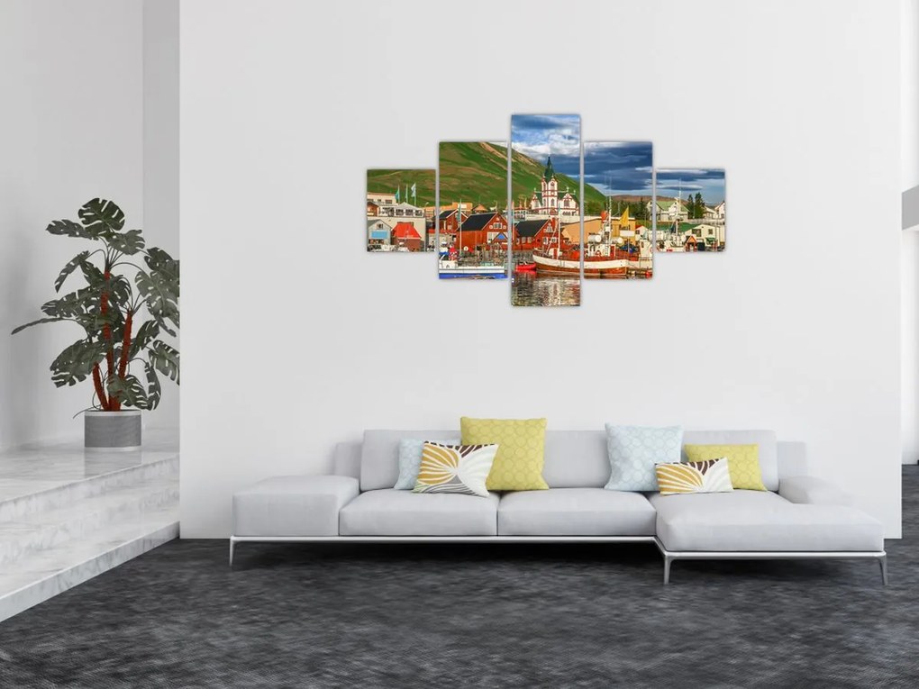 Obraz - Húsavík (125x70 cm)
