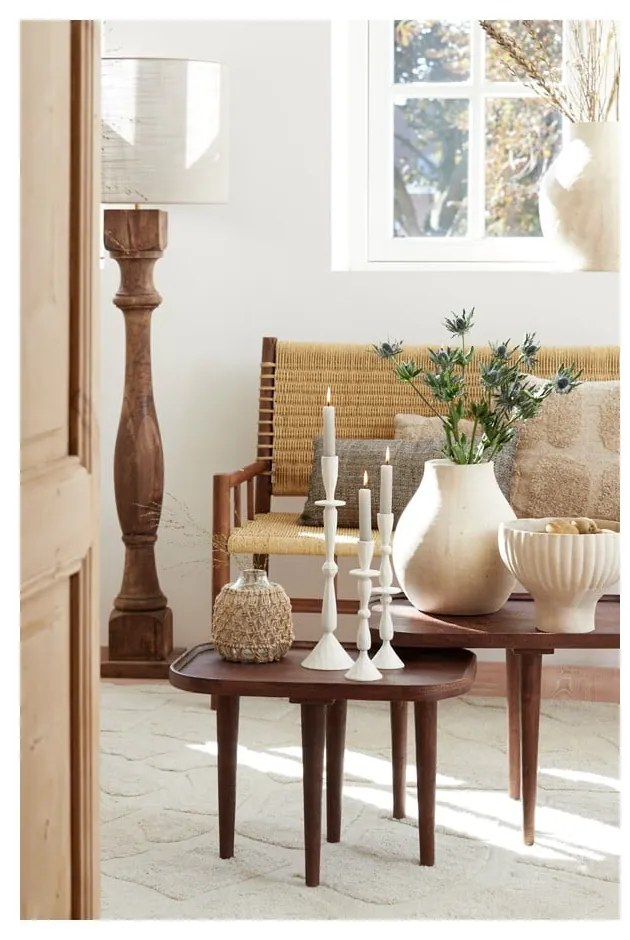 Beżowy abażur ø 50 cm Caden – Light &amp; Living