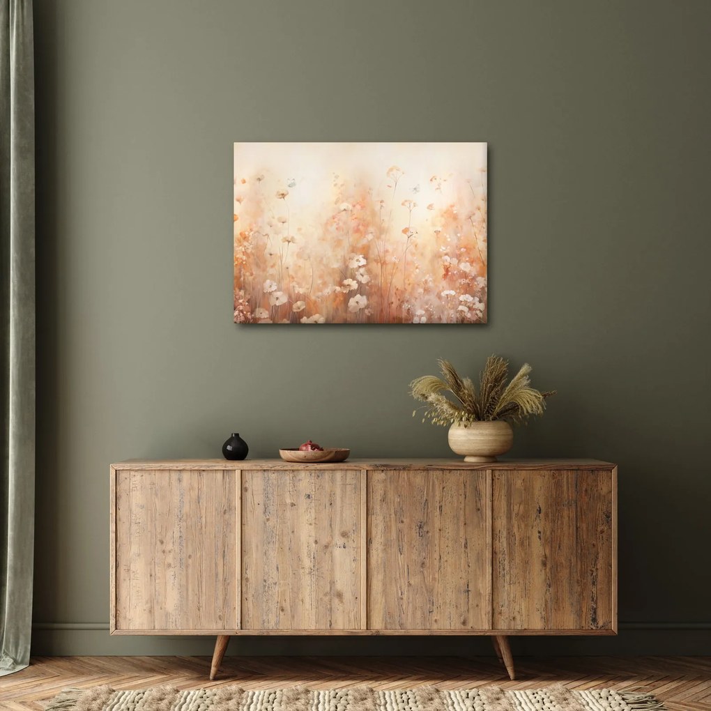 Obraz - Wzór dzikich kwiatów (70x50 cm)