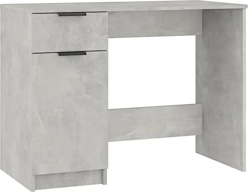 Biurko 100 cm w kolorze szarego betonu D6-P64