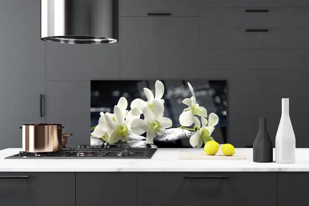 Panel Szklany Elegancja Egzotycznej Orchidei