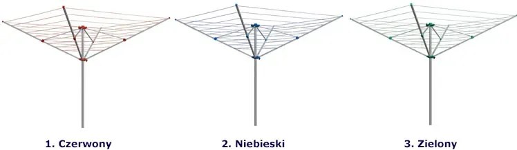 Niebieska zewnętrzna suszarka na pranie E7-T99