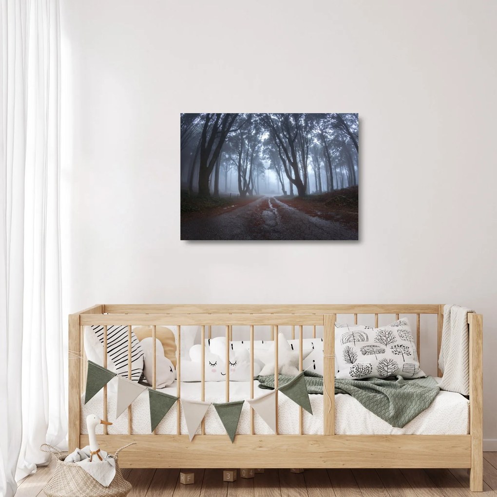Obraz na szkle - W deszczowy dzień (70x50 cm)