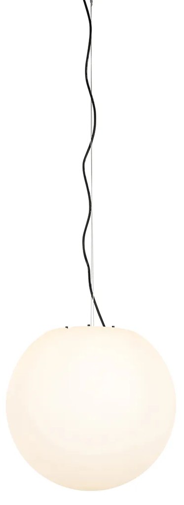 Zewnetrzna Nowoczesna lampa zewnętrzna biała 45 cm IP65 - Nura Nowoczesny Oswietlenie zewnetrzne