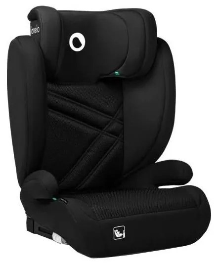 Lionelo - Fotelik samochodowy HUGO i-Rozmiar 100-150 cm czarny