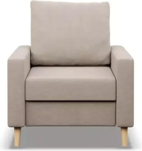 Fotel nowoczesny Stivo – wygodny, designerski, skandynawski styl, poduszka dwustronna