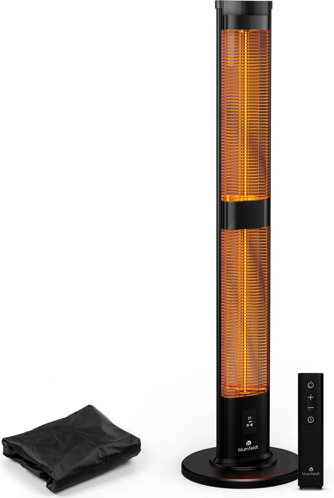 Blumfeldt BlazeTower 3000W Promiennik Podczerwieni Czarny
