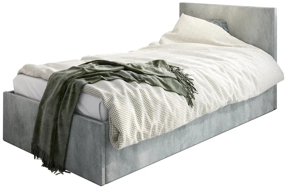 Popielate łóżko z pojemnikiem G7-S51