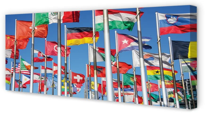 Duży obraz na płótnie Flaga