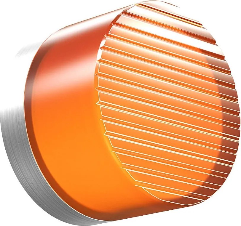 Kinkiet LED Beneito Faure Oma - 8 W, IP65, przełącznik CCT 2000 K/2800 K/4000 K, antyczny aluminiowy kinkiet - bursztynowy