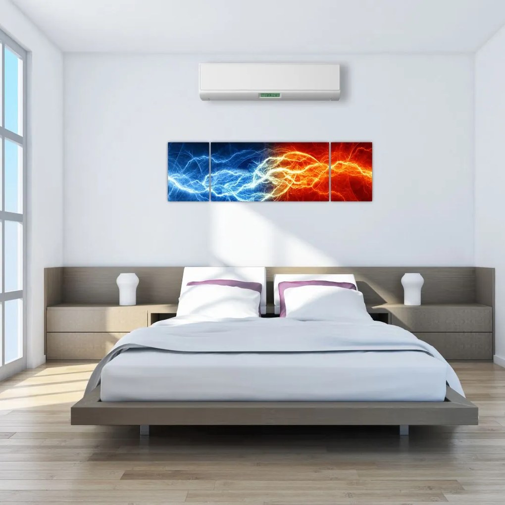 Obraz napięcia elektrycznego (170x50 cm)
