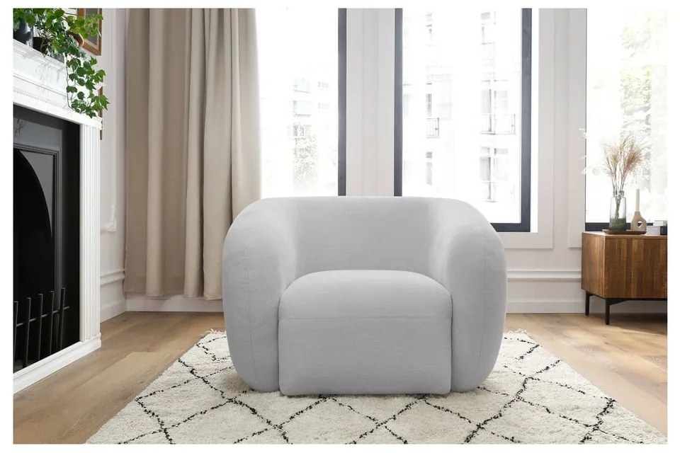 Szary fotel Celine – Bobochic Paris