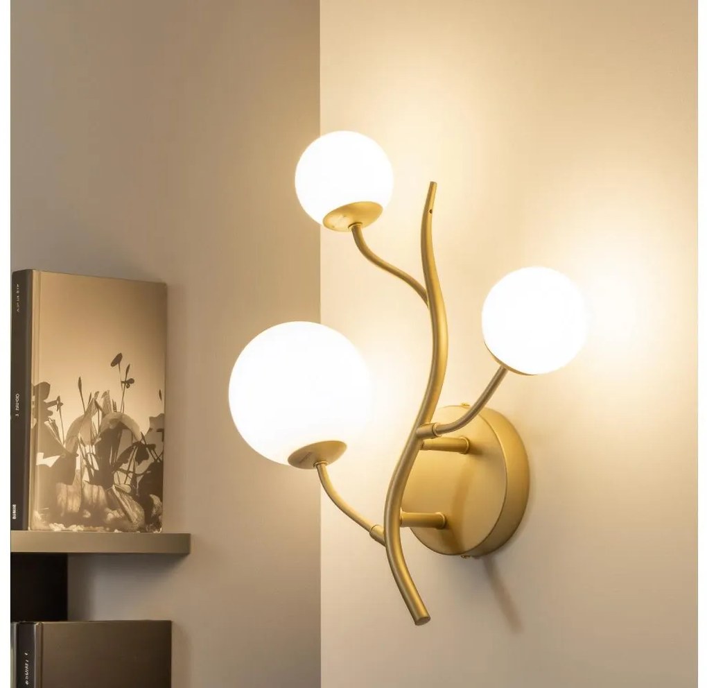 Brilagi - LED Kinkiet MISTEL 3xG9/3W/230V złoty/biały