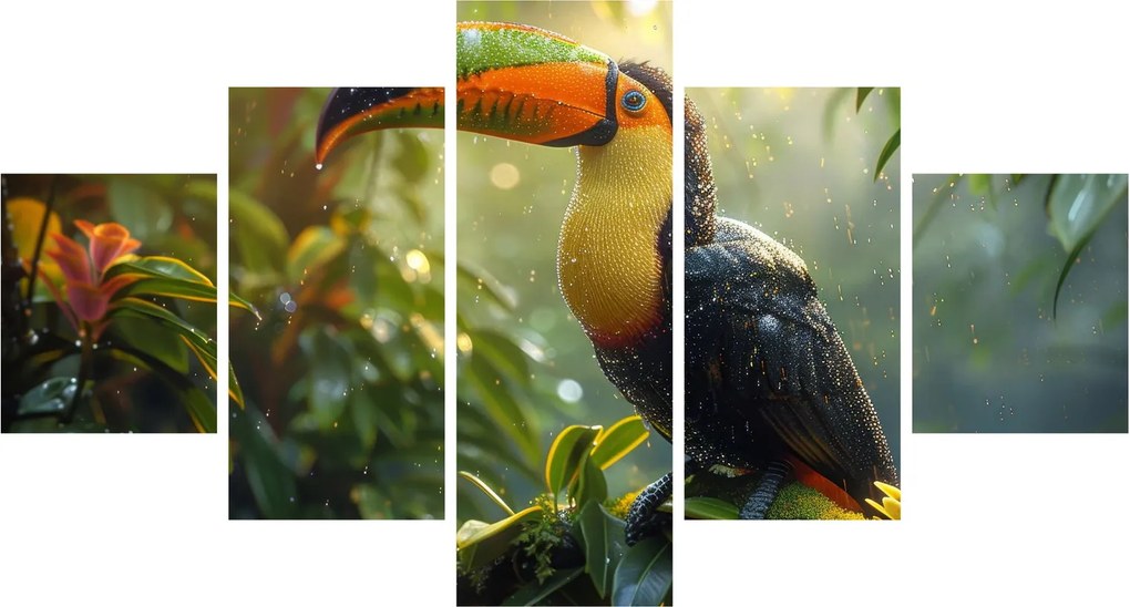 Obraz - Tukan (125x70 cm)
