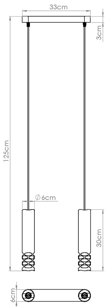 Lampa wisząca LIRO 2 biała SOLLUX LIGHTING