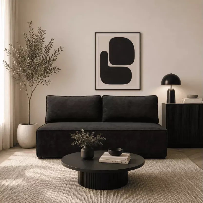 Kanapa Ferucce z funkcją spania 140x190 pojemnik na pościel sofa rozkładana