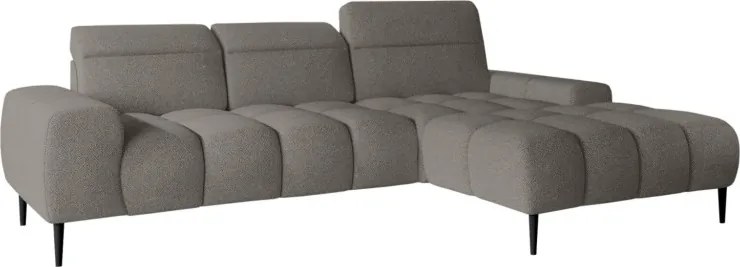 Narożnik GIANO S układ L Prawostronny z elektryczną regulacją siedziska w ktaninie AUSTIN 04 WERSAL