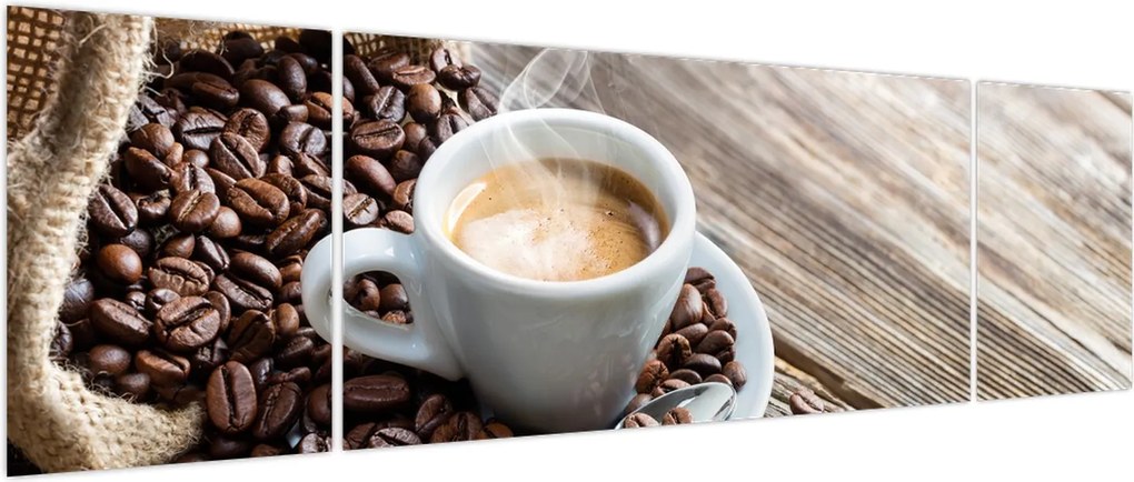 Obraz - Espresso (170x50 cm)