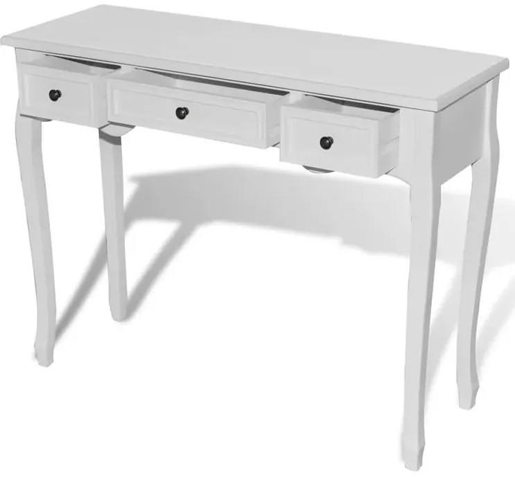 Biała konsola z 3 szufladami A7-S78