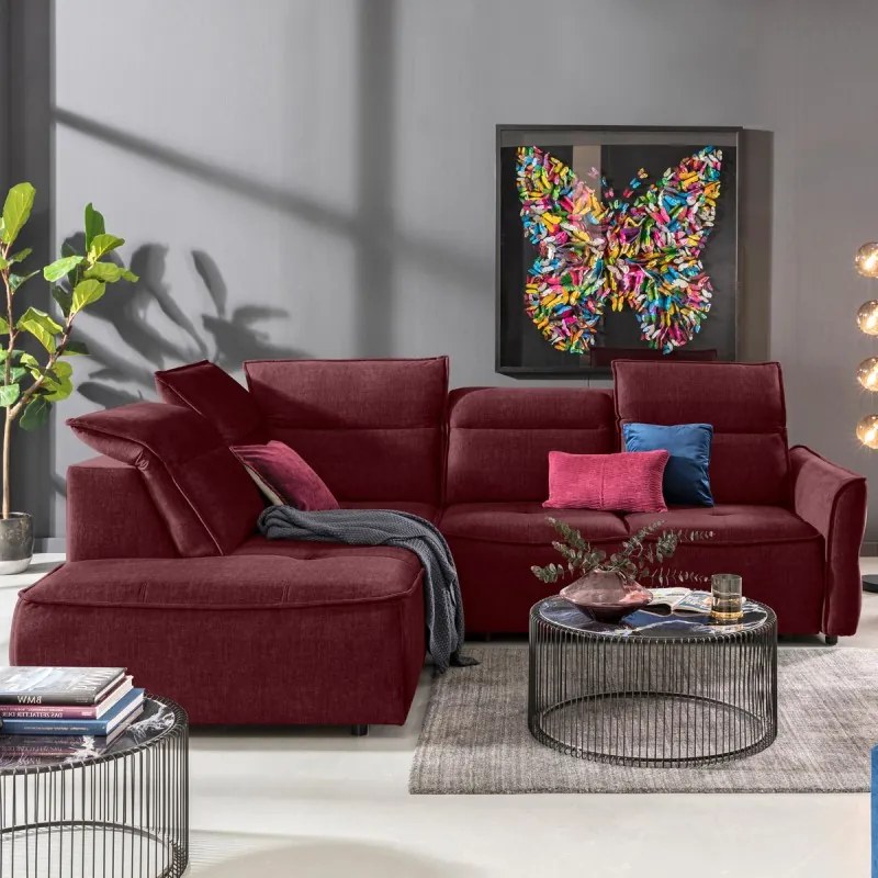 Narożnik MURILLO L z elektryczną regulacją siedziska WERSAL