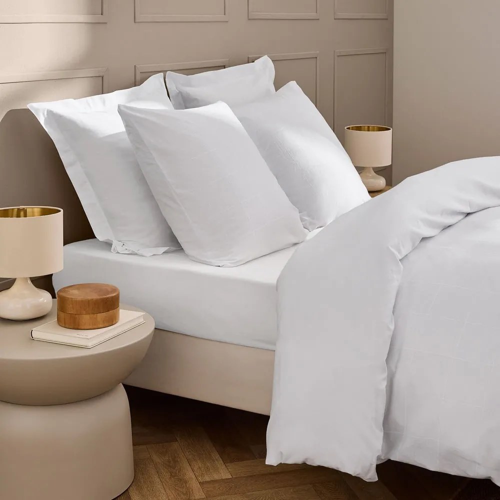 Biała pościel dwuosobowa 240x220 cm Linella – douceur d'intérieur