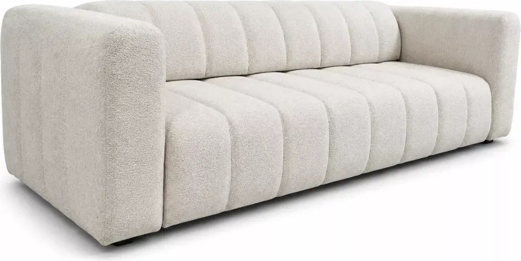 Sofa Famos – kanapa z funkcją spania DL i pojemnikiem na pościel, nowoczesna do salonu
