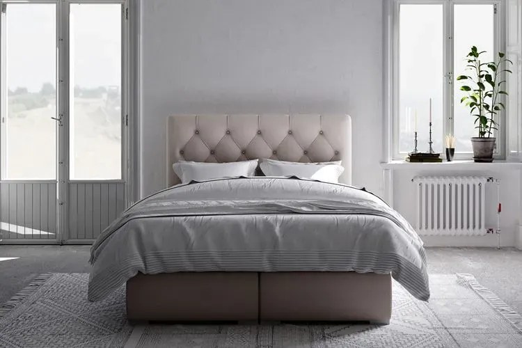 Łóżko boxspring z pojemnikiem Rina 180x200 Tereza 14X