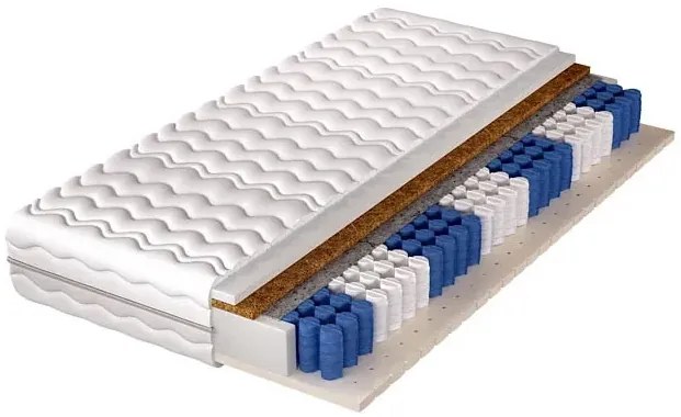 Materac kieszeniowo-lateksowy z kokosem 140x200 D5-M81