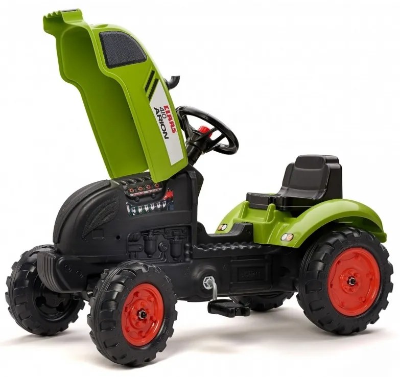 Falk traktorek na pedały claas arion 410 z przyczepą