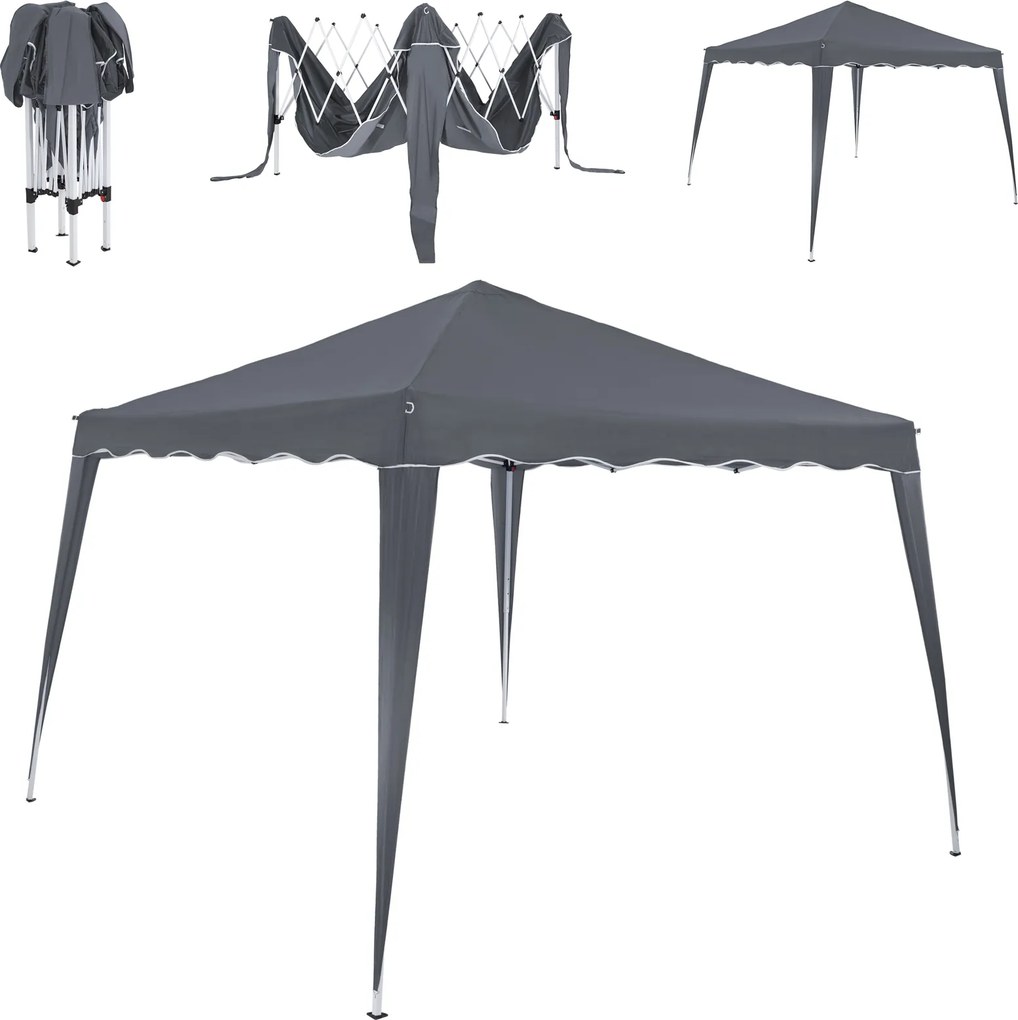 Pawilon CAPRI, 3x3m, antracytowa Casaria