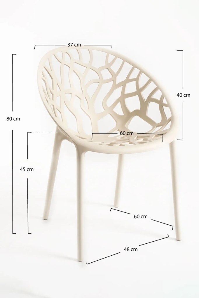 Zestaw 4 Krzese Nido