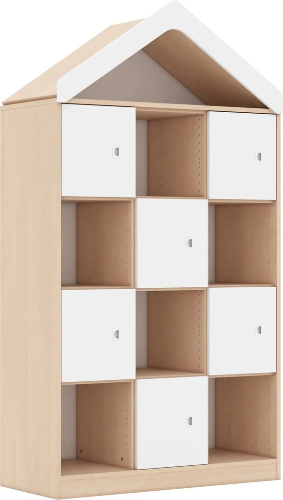 Duży regał szkolny domek Blox BASE 110 index 4PP-3R-6F1-D