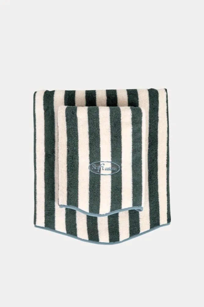 Zestaw ręczników WAVY, 2 szt Zielony