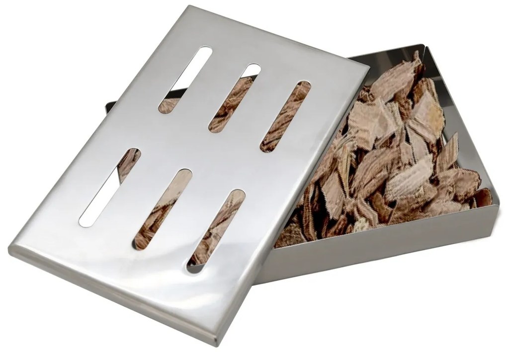Cattara Pojemnik do wędzenia na grillu, 21 x 13 x 3,5 cm