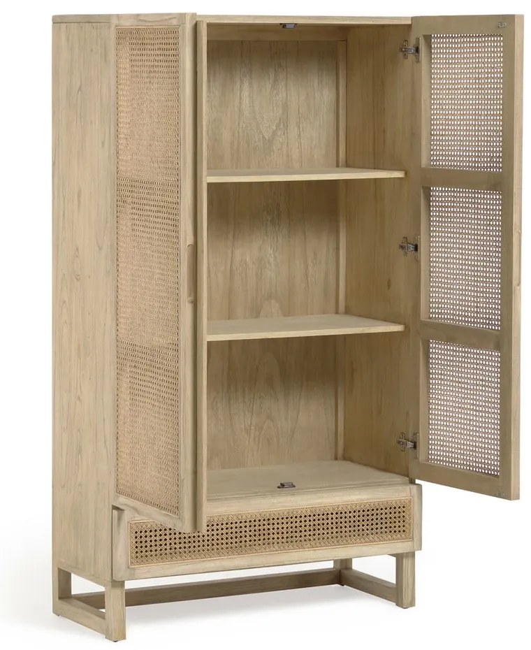 Komoda z drewna Mindi Kave Home Rexit, szer. 90 cm